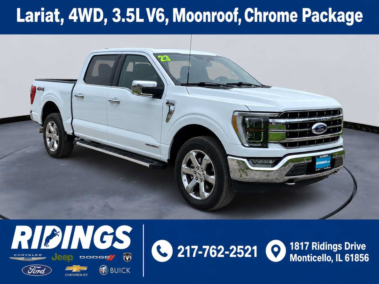 Used 2023 Ford F150 Lariat w/ Equipment Group 502A High AWD/4WD image 1