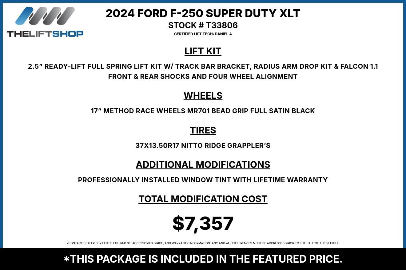 Used 2024 Ford F250 XLT w/ 360-Degree Camera Package AWD/4WD image 2