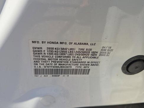 Certified 2018 Honda Pilot Elite image 18