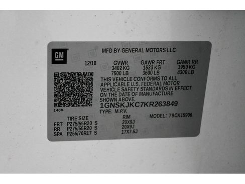 Used 2019 Chevrolet Suburban Premier image 63