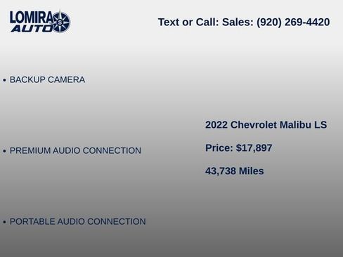 Used 2022 Chevrolet Malibu LS FWD image 12