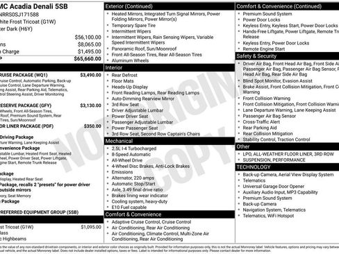Used 2025 GMC Acadia Denali w/ Super Cruise Package AWD/4WD image 38