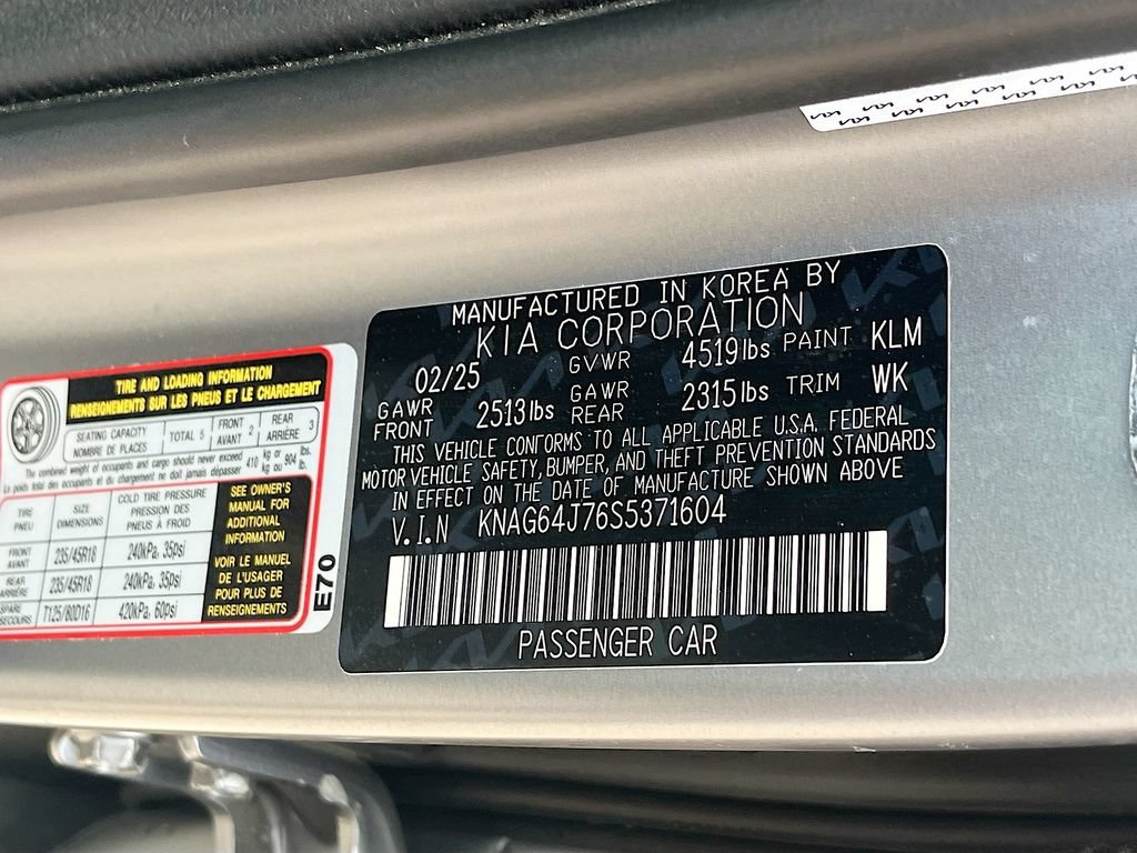 Used 2025 Kia K5 GT-Line AWD/4WD image 31