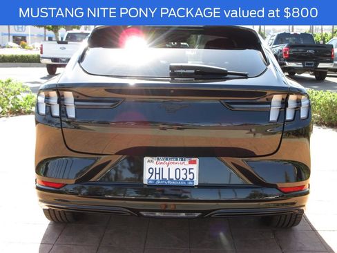 Certified 2023 Ford Mustang Mach-E Premium w/ Mustang Nite Pony Package RWD image 3