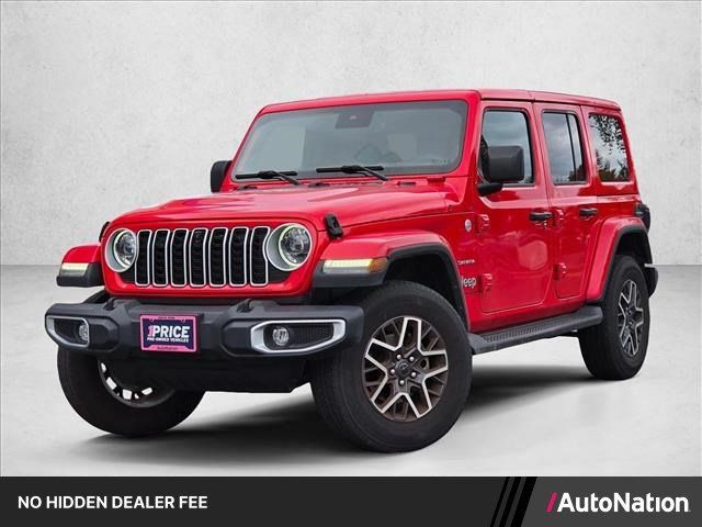Used 2024 Jeep Wrangler Unlimited Sahara w/ Technology Group AWD/4WD image 1