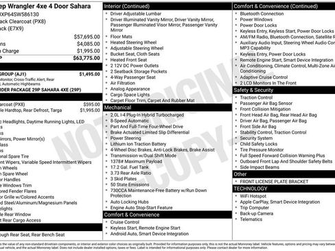 Certified 2025 Jeep Wrangler Unlimited Sahara w/ Safety Group image 26