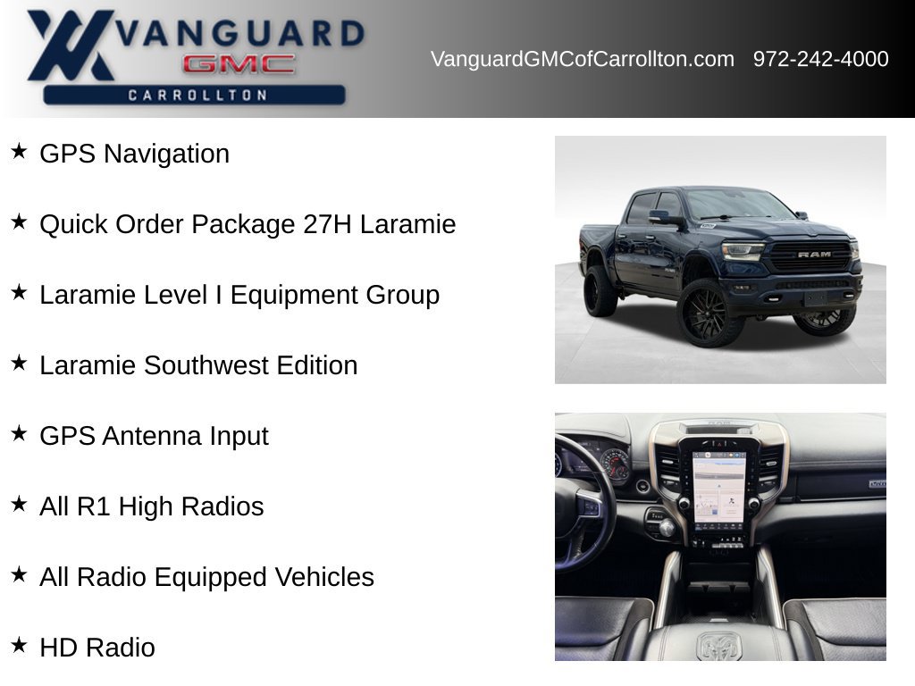 Used 2022 RAM 1500 Laramie w/ Laramie Southwest Edition RWD image 6