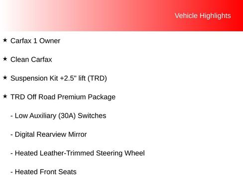 Certified 2025 Toyota Tacoma TRD Off-Road w/ TRD Off Road Premium Package AWD/4WD image 10