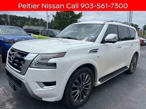 Used 2021 Nissan Armada Platinum w/ Captain's Chairs Package RWD image 7