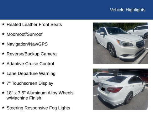 Used 2016 Subaru Legacy 2.5i Limited image 4