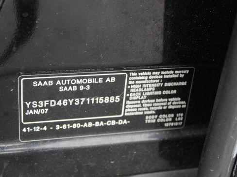 Used 2007 Saab 9-3 2.0T image 11