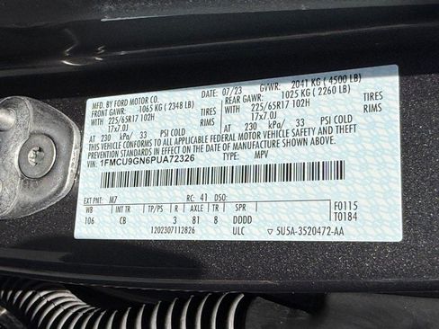 Certified 2023 Ford Escape Active AWD/4WD image 30