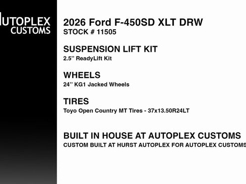 Used 2026 Ford F450 XLT w/ 360-Degree Camera Package image 7