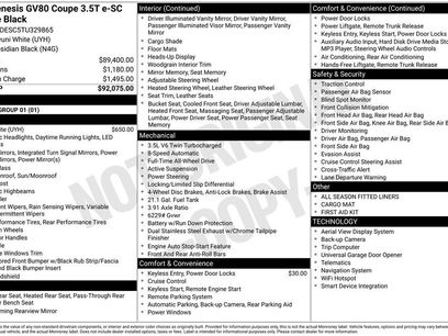 New 2026 Genesis GV80 3.5T e-SC