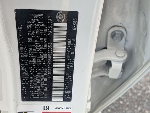 Certified 2025 Toyota Camry LE FWD image 36