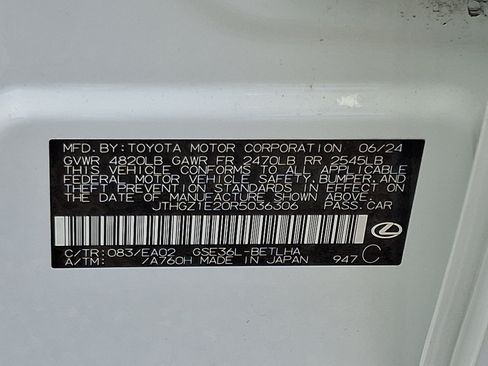 Certified 2024 Lexus IS 350 F Sport w/ Memory Package AWD/4WD image 26