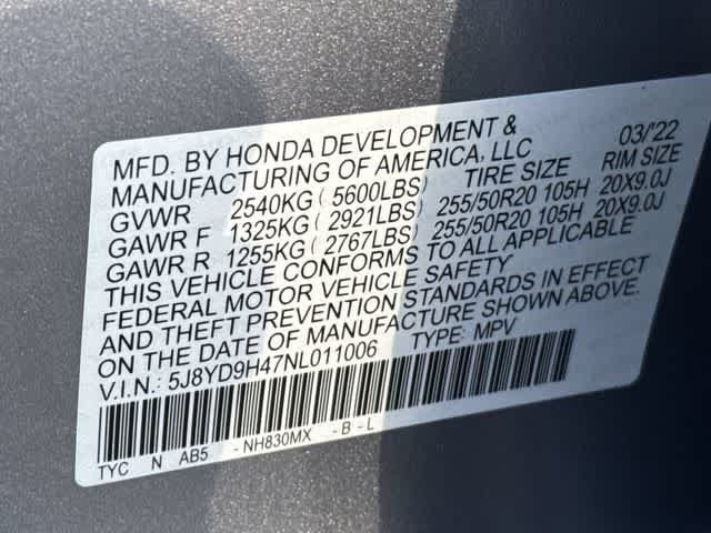 Used 2022 Acura MDX w/ Technology Package FWD image 32
