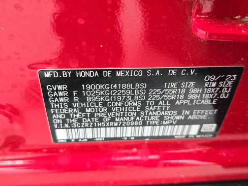 Certified 2024 Honda HR-V Sport image 31