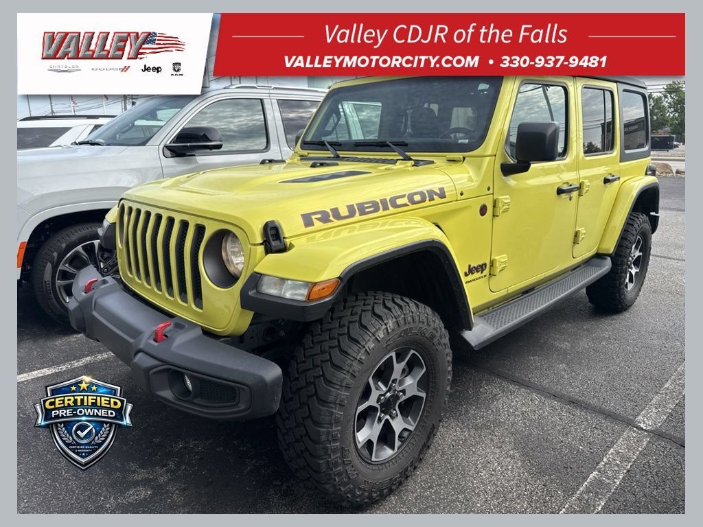 Used 2023 Jeep Wrangler Unlimited Rubicon w/ Cold Weather Group AWD/4WD image 1