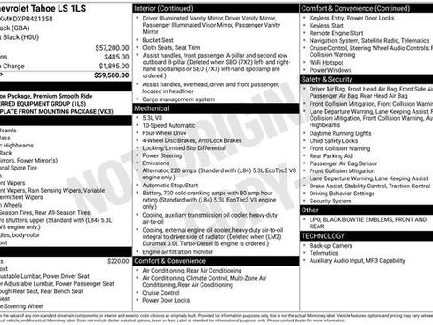 Used 2023 Chevrolet Tahoe LS AWD/4WD image 12