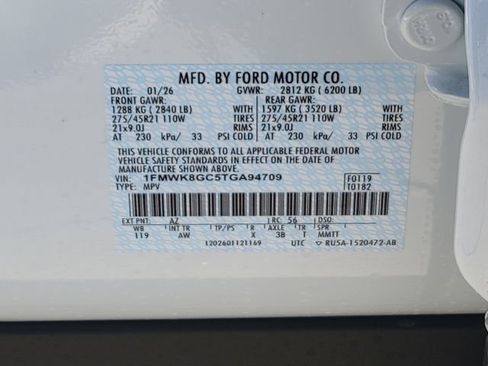 New 2026 Ford Explorer ST w/ Sun And Sound Package image 14