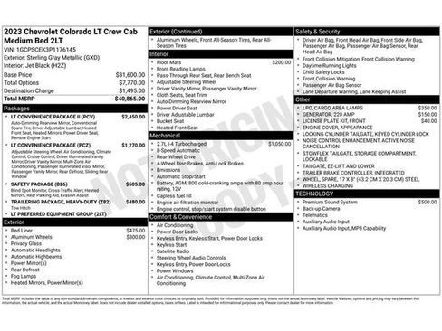 Used 2023 Chevrolet Colorado LT w/ LT Convenience Package II image 23