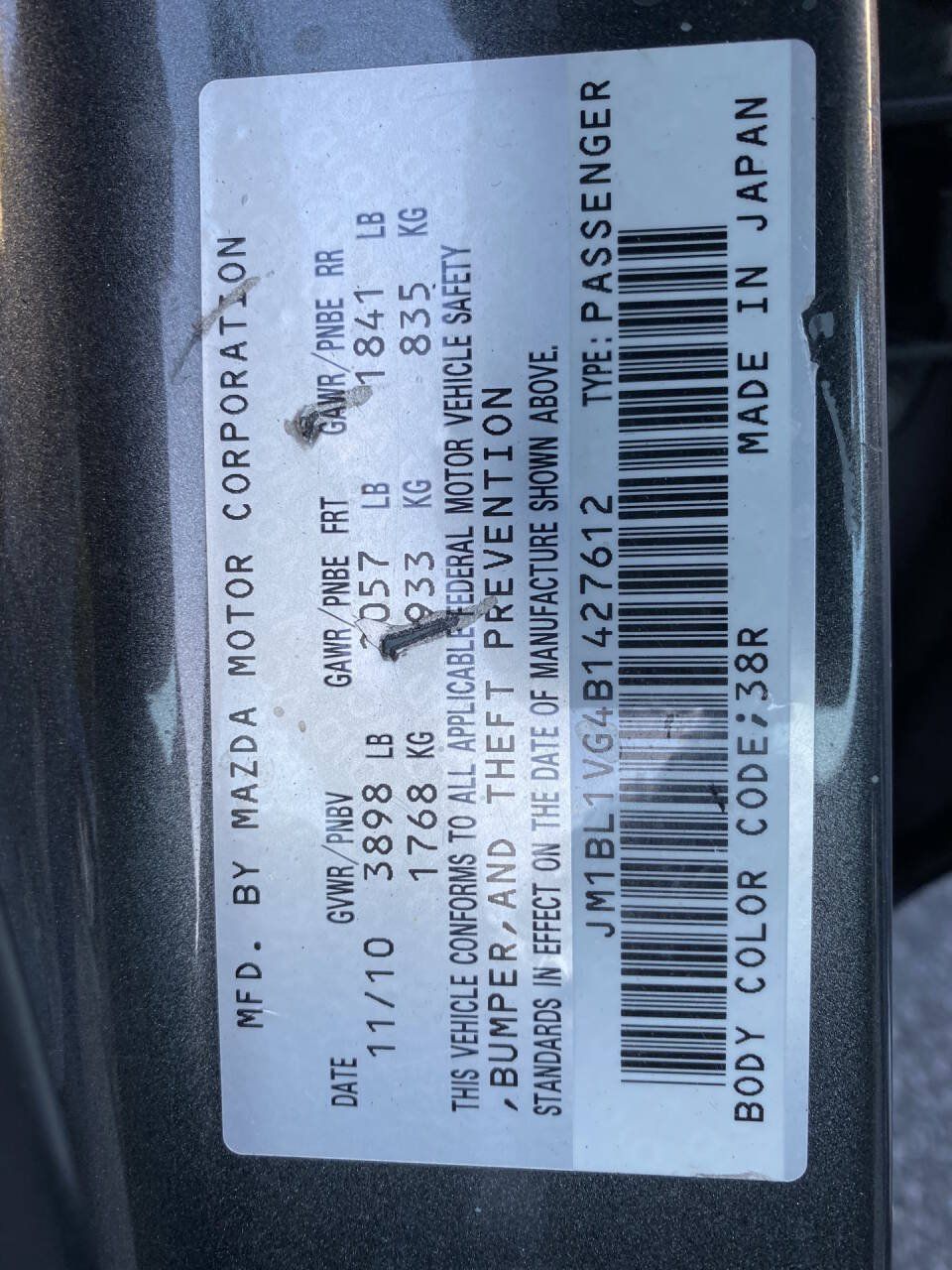 Used 2011 MAZDA MAZDA3 i Touring FWD image 32