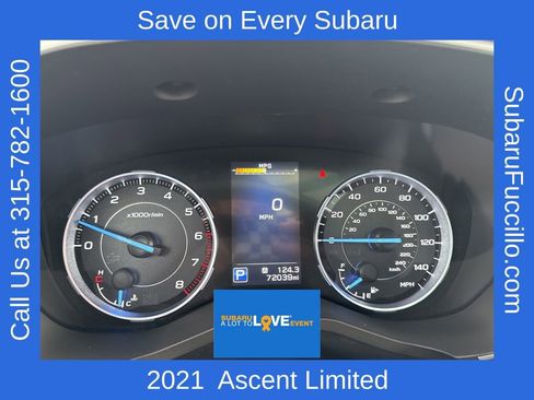 Used 2021 Subaru Ascent Limited w/ Technology Package image 19