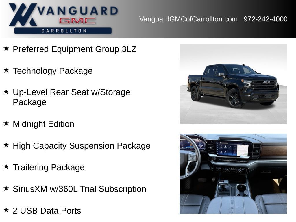 Used 2025 Chevrolet Silverado 1500 High Country w/ Midnight Edition AWD/4WD image 6