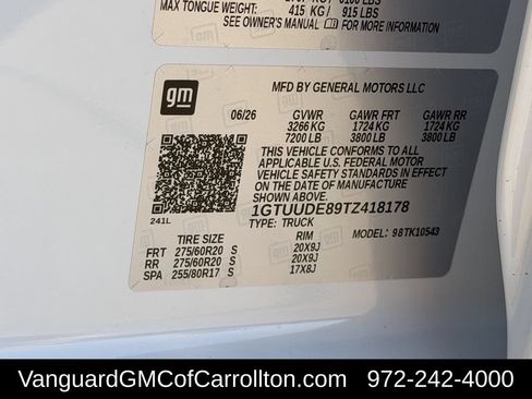 New 2026 GMC Sierra 1500 SLT AWD/4WD image 24