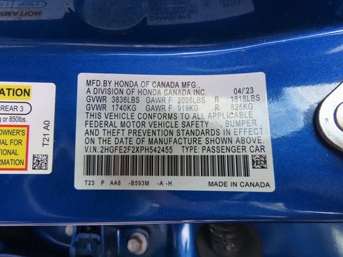 Certified 2023 Honda Civic LX image 24