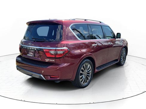 Used 2021 Nissan Armada Platinum w/ Captain's Chairs Package image 2
