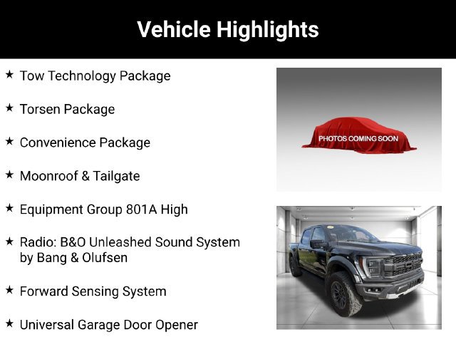 Used 2022 Ford F150 Raptor w/ Equipment Group 801A High AWD/4WD image 2