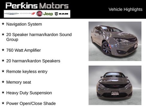 Used 2020 Chrysler Pacifica Limited w/ Quick Oder Package 2EV RED-S image 2