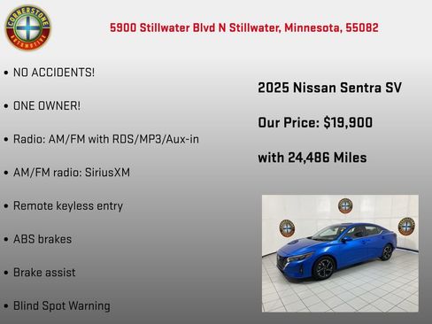 Used 2025 Nissan Sentra SV FWD image 5