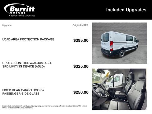 Used 2020 Ford Transit 250 Low Roof w/ Load Area Protection Package RWD image 3