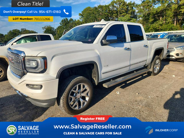 Used 2016 GMC Sierra 1500 Denali w/ Enhanced Driver Alert Package AWD/4WD image 1