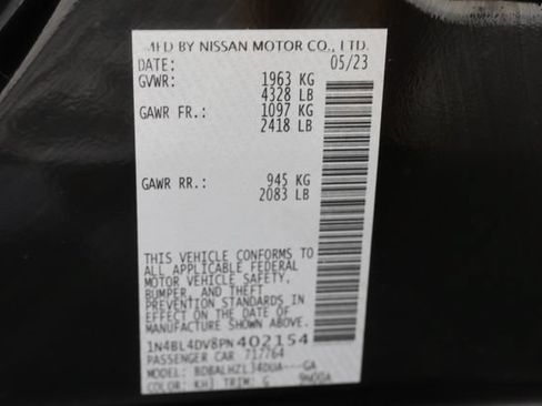 Used 2023 Nissan Altima 2.5 SV FWD image 28
