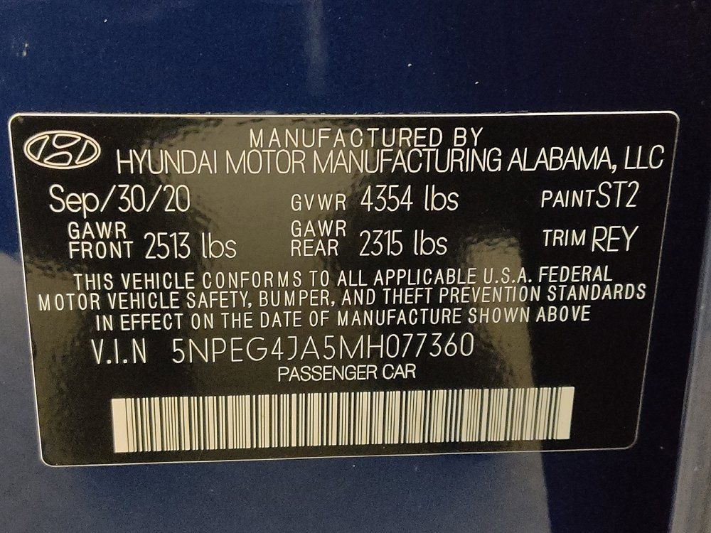 Used 2021 Hyundai Sonata SE w/ Cargo Package FWD image 33