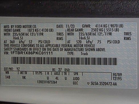 Used 2023 Ford Transit 250 148 High Roof RWD image 33