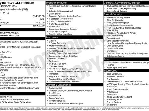 Used 2025 Toyota RAV4 XLE Premium FWD image 37