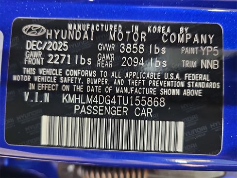 New 2026 Hyundai Elantra Sport image 33