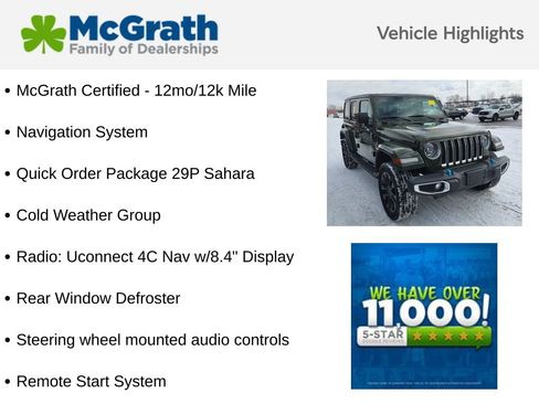 Used 2023 Jeep Wrangler Unlimited Sahara w/ Cold Weather Group image 5