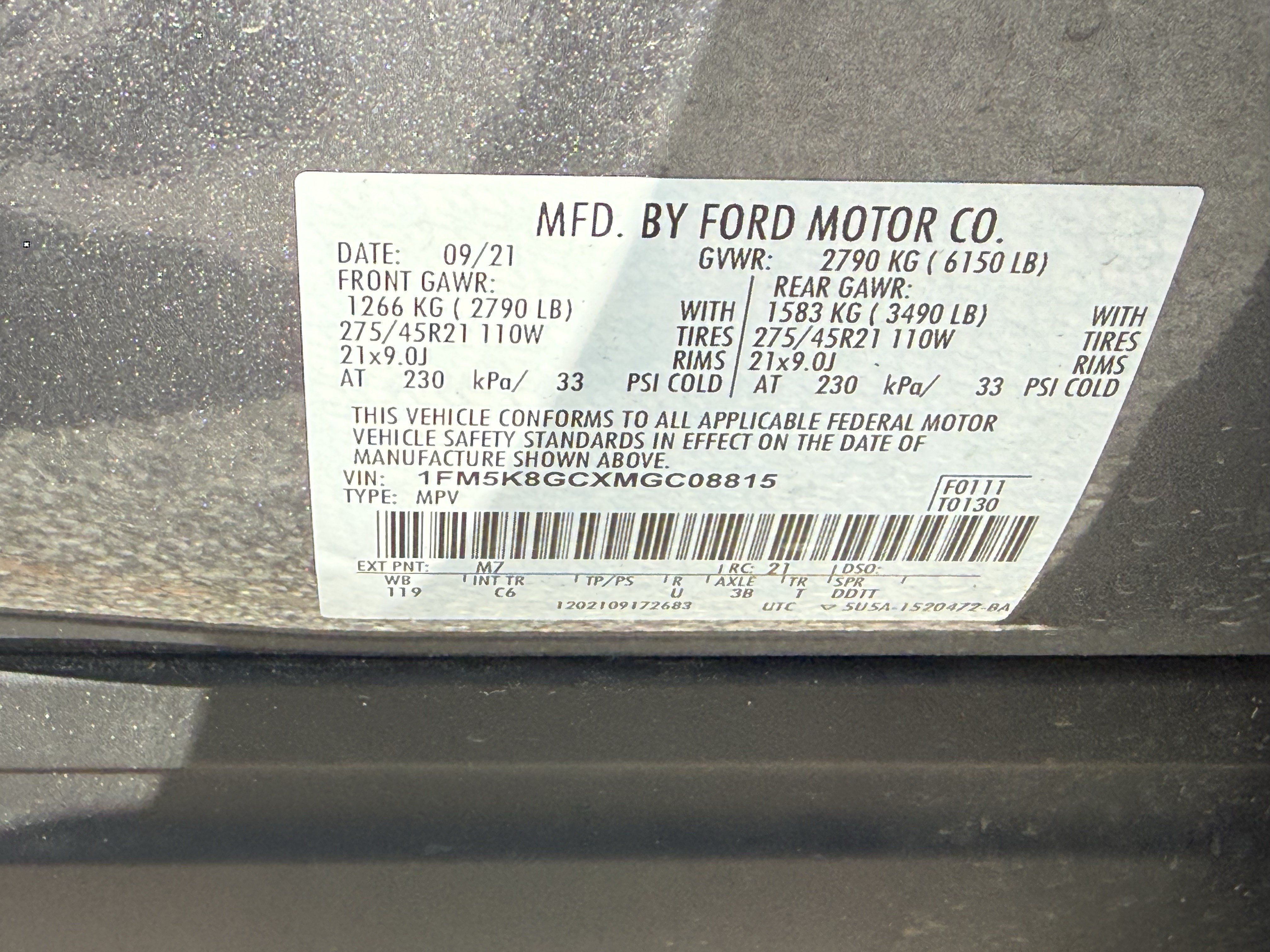 Used 2021 Ford Explorer ST w/ Equipment Group 401A AWD/4WD image 39