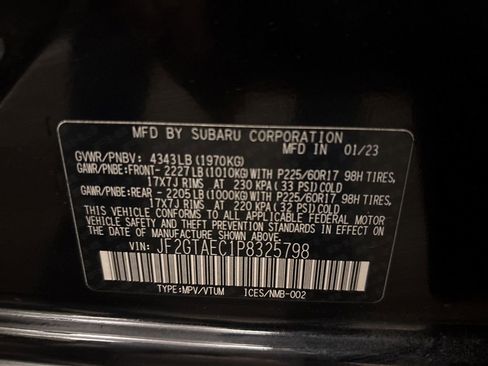 Used 2023 Subaru Crosstrek 2.0i Premium AWD/4WD image 13