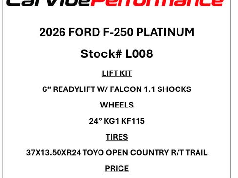 Used 2026 Ford F250 Platinum AWD/4WD image 2