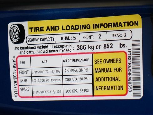 Used 2017 Ford F150 Raptor w/ Equipment Group 802A Luxury image 59