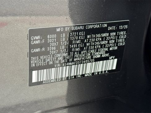 New 2026 Subaru Ascent Limited image 39