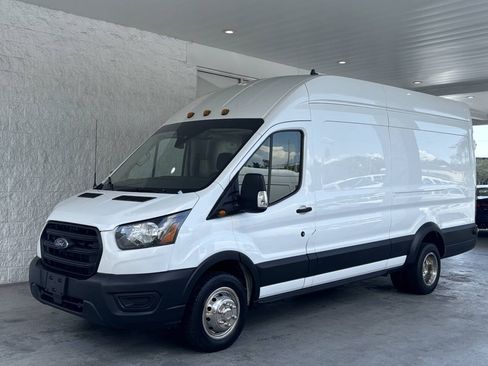 Used 2020 Ford Transit 350 148 High Roof Extended DRW w/ Load Area Protection Package RWD image 1
