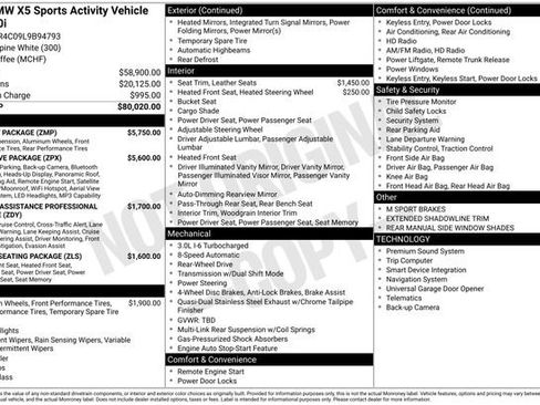 Used 2020 BMW X5 sDrive40i w/ M Sport Package RWD image 2